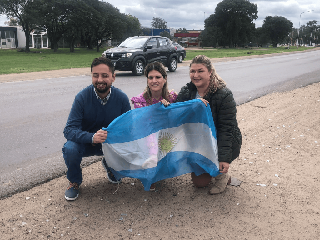 Unidos por la Ruta 11 Emiliano Peralta «Charo» Mancini Katia Passarino