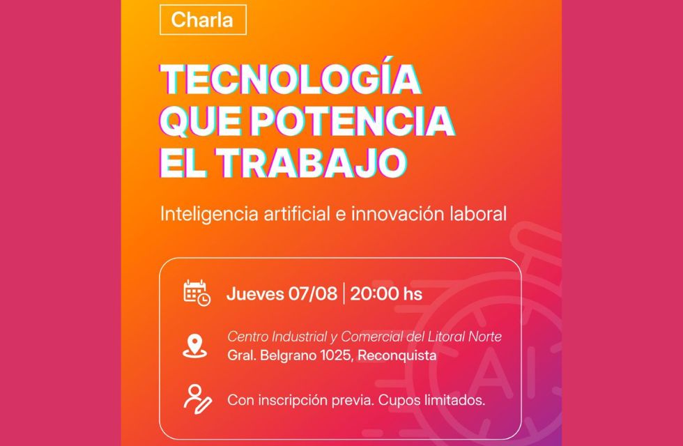 Jueves 7: Invitan a la Capacitación sobre <b>Inteligencia Artificial</b> e Innovación Laboral thumbnail