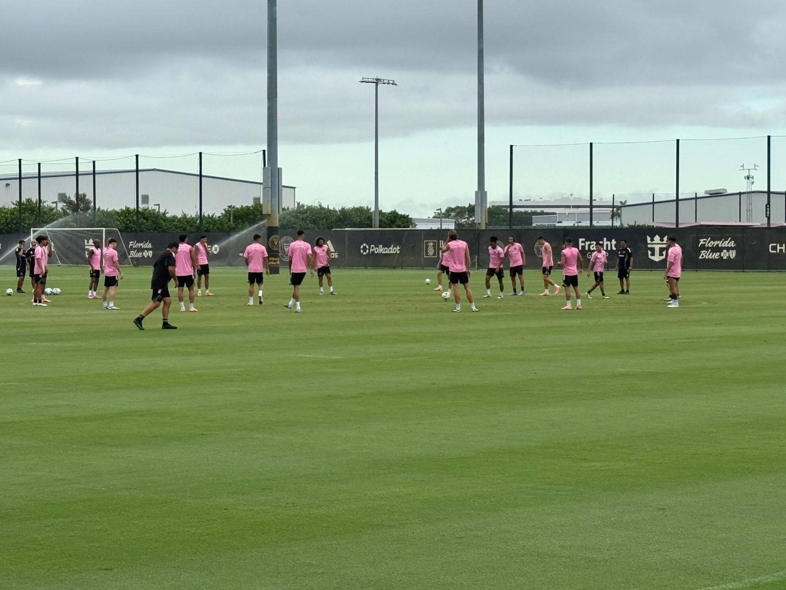 Una toma general del entrenamiento del Inter Miami de este viernes 10 de octubre.