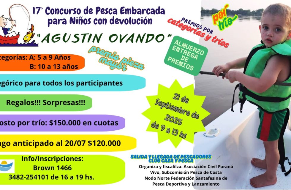 FLYER 17° CONC PESCA VAR EMBA DE NIÑOS