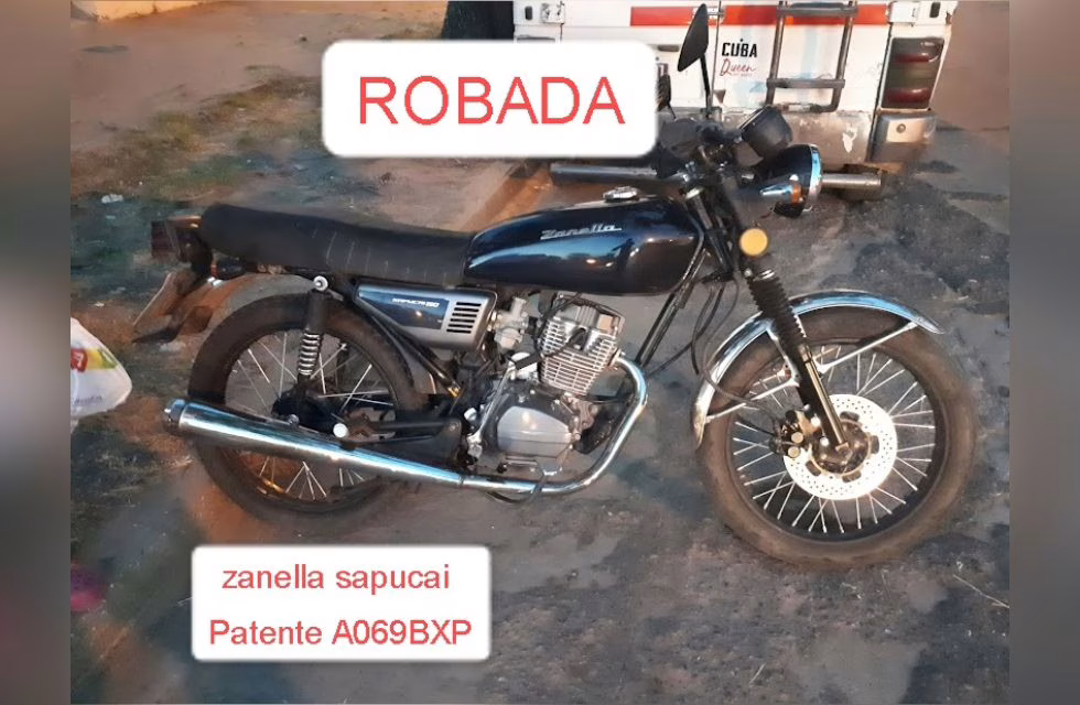 Le robaron una moto a Ricardo 'Bocha' Magnago y pide ayuda para recuperarla