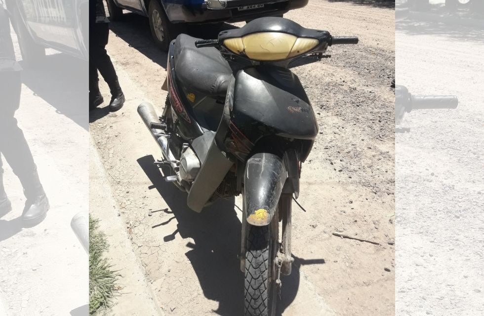 moto secuestrada