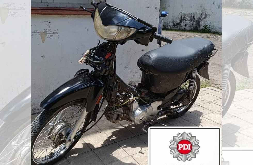 moto secuestrada