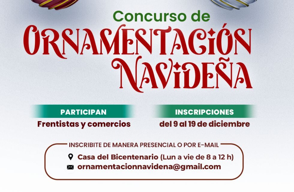 Concurso de ornamentación Navideña