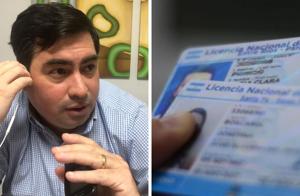 Nicolás Sandrigo Licencia de conducir carnet