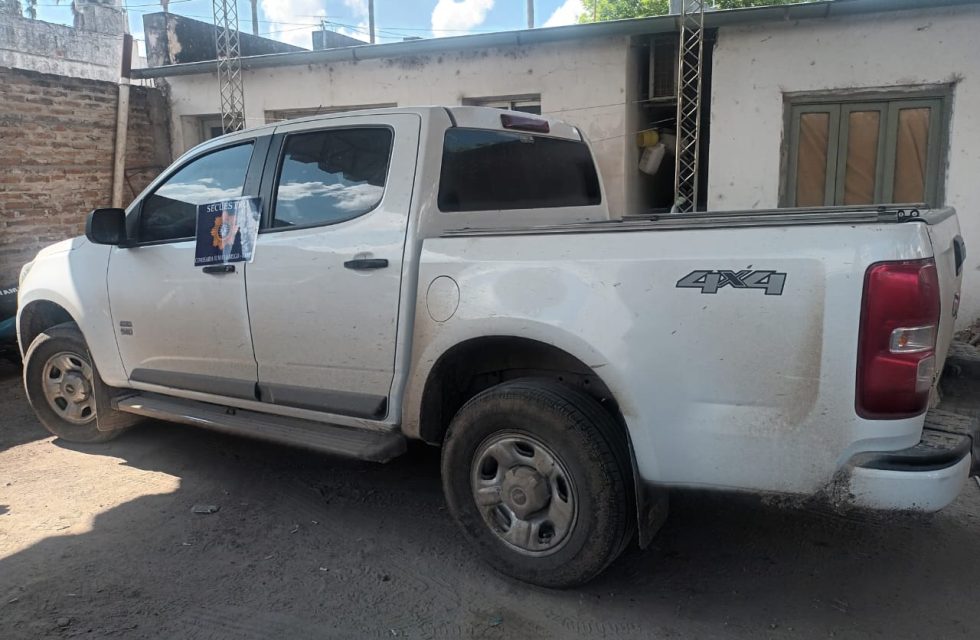 camioneta secuestrada