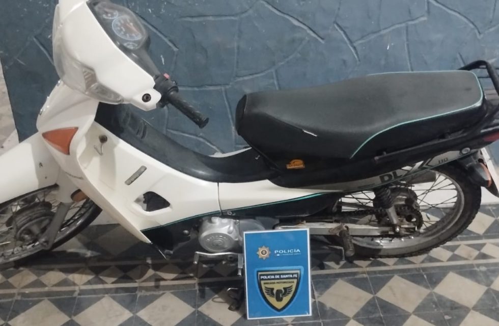 moto secuestrada