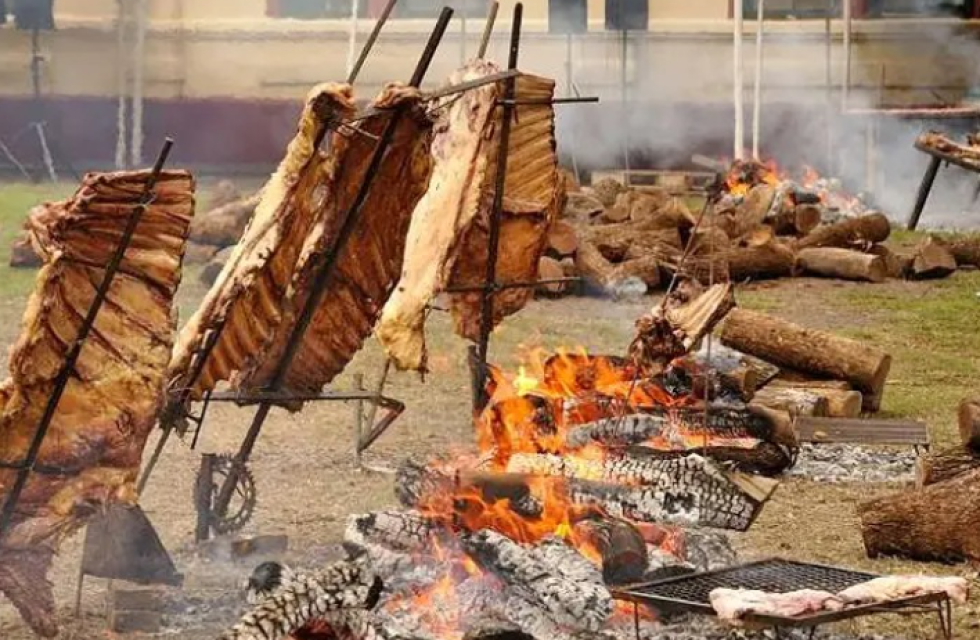 asado a la estaca
