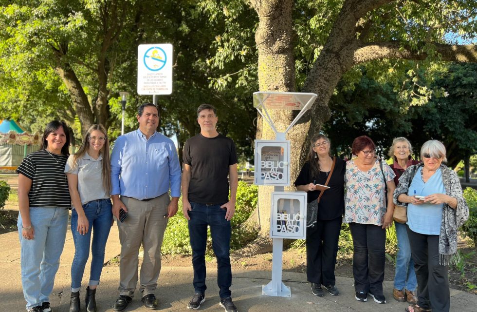 biblioteca al paso
