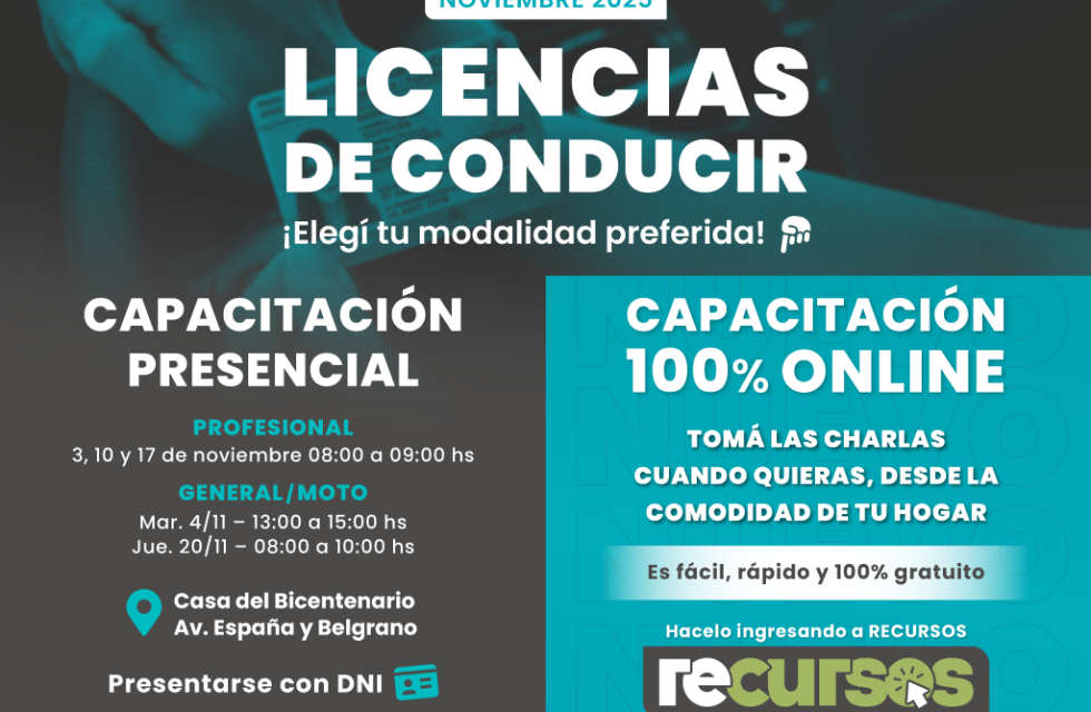 charla licencia de conducir