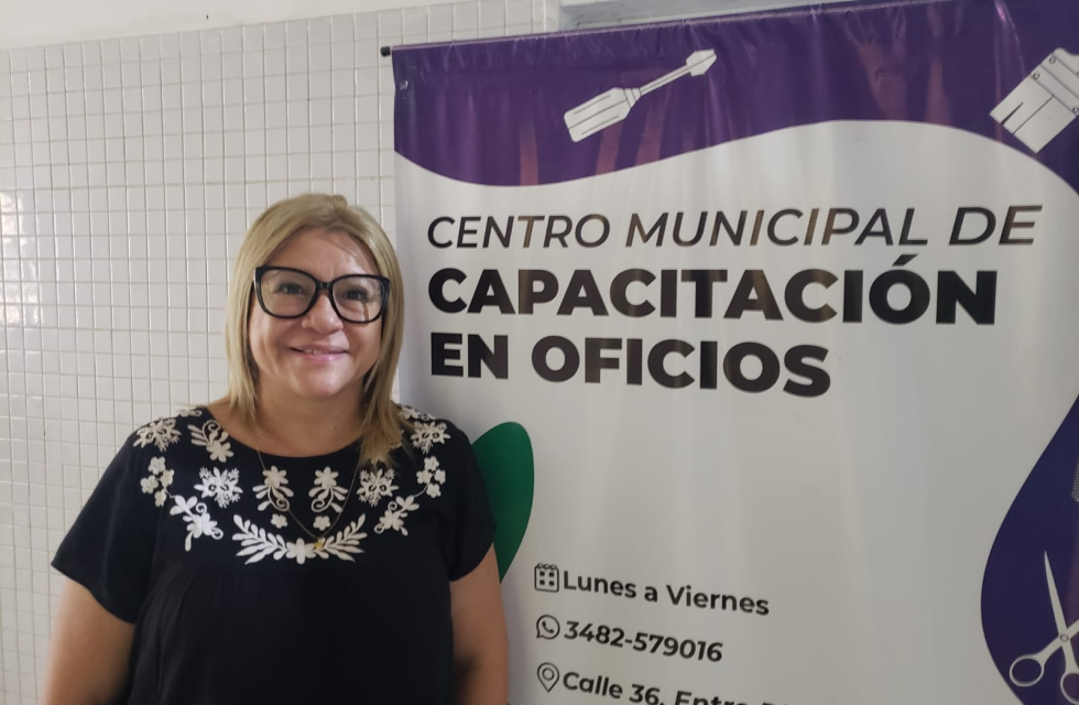 El Centro Municipal de Oficios de Reconquista Cintia Gamarra